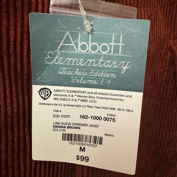 Men's Abbott Elementary Corduroy Blazer - Picture 3 of 5